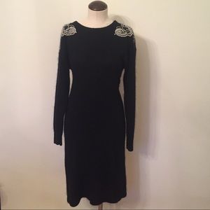Vintage Embellished Sweater Dress
